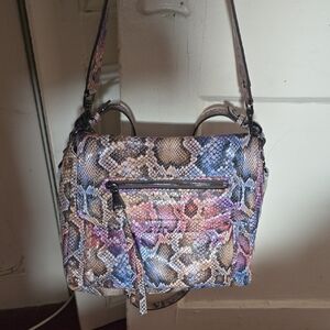 Aimee Kestenberg Multicolor Snake Print Women's Bag 5th Avenue Shoulder